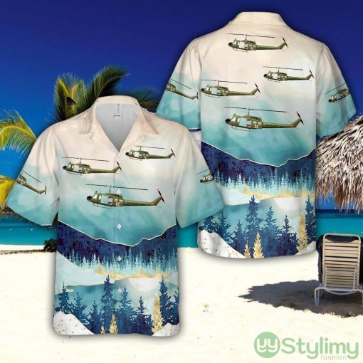 US Army 236th Medical Detachment UH-1H MedEvac Air Ambulance Hawaiian Shirt New Style Hawaii Shirt Product Photo 1