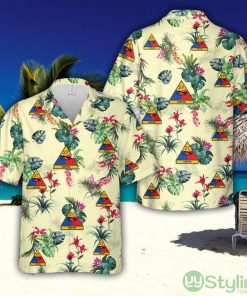 US Army 27th Armored Division (27th AD) Hawaiian Shirt New Style Hawaii Shirt Product Photo 1
