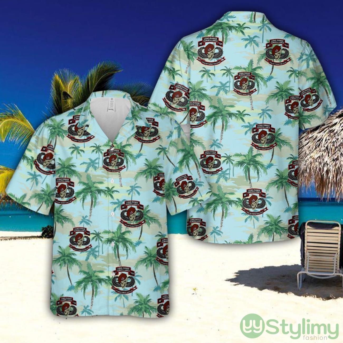 US Army H121 Long Range Surveillance Hawaiian Shirt New Style Hawaii Shirt 2 US Army H121 Long Range Surveillance Hawaiian Shirt New Style Hawaii Shirt Product Photo 1