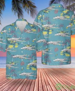 US Army Lockheed C-69 Constellation Hawaiian Shirt 3D Short Sleeve Shirt Product Photo 1