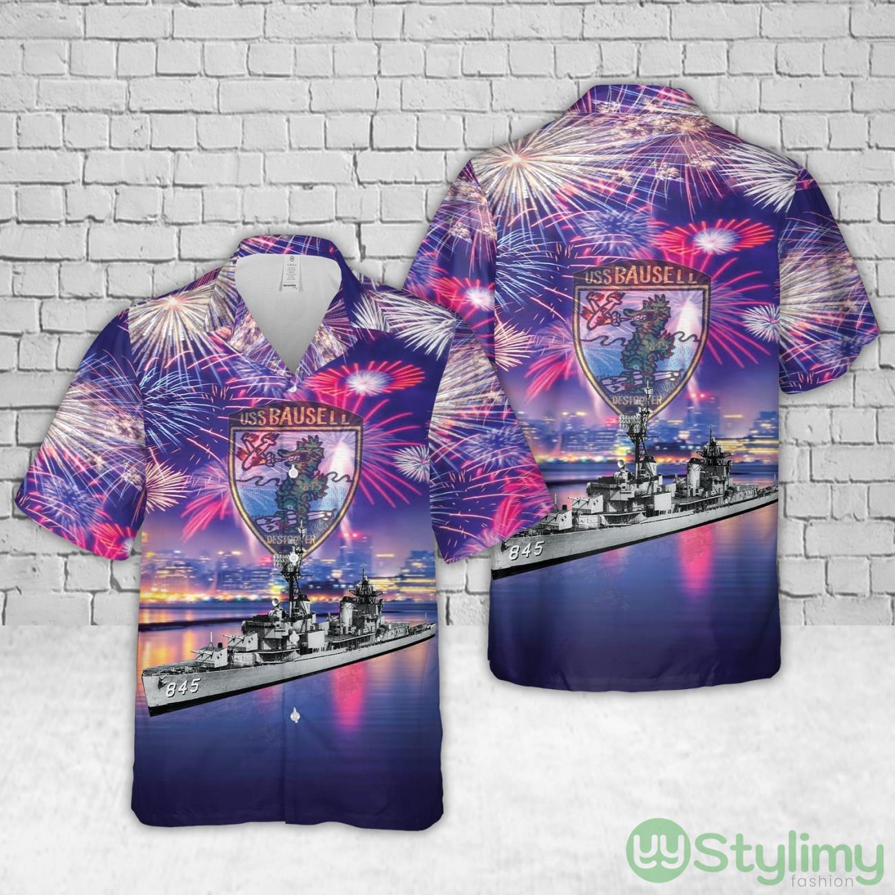 US Navy USS Bausell (DD-845) 4th Of July Hawaiian Shirt Cute Summer Gift For Men And Women 2 US Navy USS Bausell (DD-845) 4th Of July Hawaiian Shirt Cute Summer Gift For Men And Women Product Photo 1