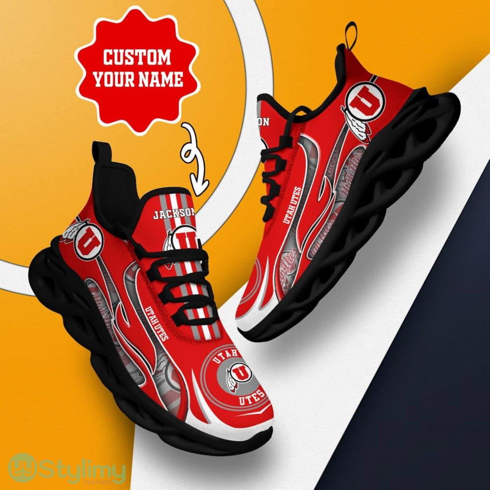 Utah Utes Logo Unique Pattern Custom Name 3D Max Soul Sneaker Shoes 2 Utah Utes Logo Unique Pattern Custom Name 3D Max Soul Sneaker Shoes - Utah Utes Logo Unique Pattern Custom Name 3D Max Soul Sneaker Shoes_2