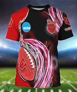 Utah Utes Personalized Name Sport 3D T-Shirt Product Photo 1