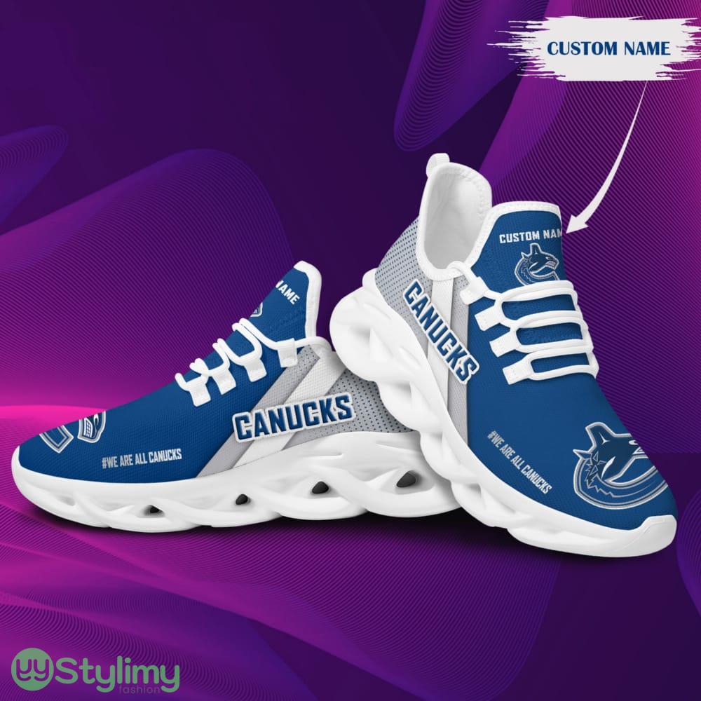 Vancouver Canucks Logo Custom Name Pattern 3D Max Soul Sneaker Shoes 2 Vancouver Canucks Logo Custom Name Pattern 3D Max Soul Sneaker Shoes - Vancouver Canucks Logo Custom Name Pattern 3D Max Soul Sneaker Shoes_2