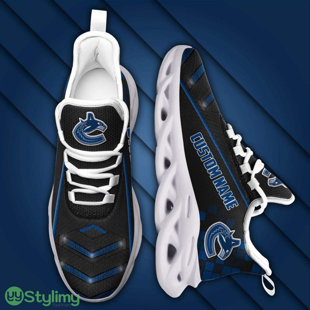 Vancouver Canucks Logo Custom Name Pattern 3D Max Soul Sneaker Shoes In Black 2 Vancouver Canucks Logo Custom Name Pattern 3D Max Soul Sneaker Shoes In Black - Vancouver Canucks Logo Custom Name Pattern 3D Max Soul Sneaker Shoes In Black_2
