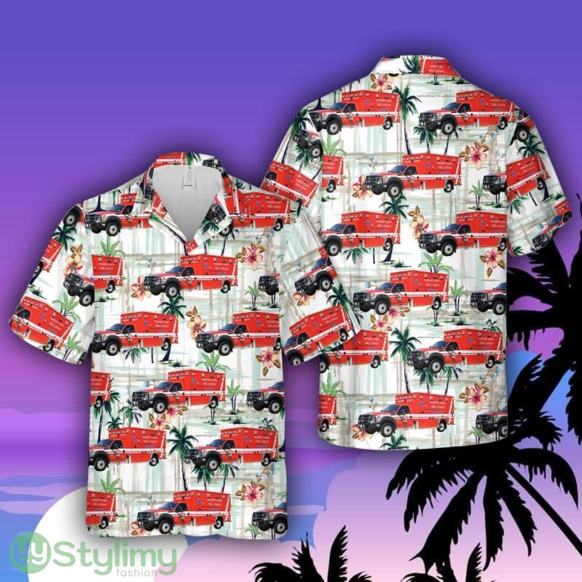 Virginia Fauquier County EMS Summer Beach Gift 3D Hawaiian Shirt 2 Virginia Fauquier County EMS Summer Beach Gift 3D Hawaiian Shirt Product Photo 1