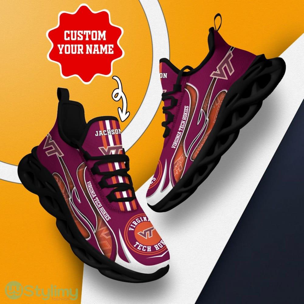 Virginia Tech Hokies Logo Unique Pattern Custom Name 3D Max Soul Sneaker Shoes 2 Virginia Tech Hokies Logo Unique Pattern Custom Name 3D Max Soul Sneaker Shoes - Virginia Tech Hokies Logo Unique Pattern Custom Name 3D Max Soul Sneaker Shoes_2
