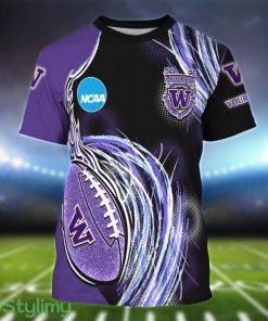 Washington Huskies Personalized Name Sport 3D T-Shirt Product Photo 1
