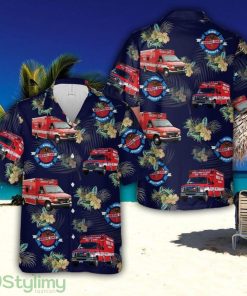 Washington King County EMS Paramedic Hawaiian Shirt Summner Vacation Shirt Product Photo 1