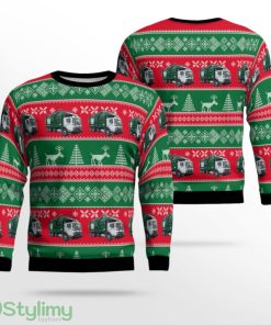 Waste Management Mack Front Loader Ugly Christmas Sweater - Hothot 201121 Product Photo 1