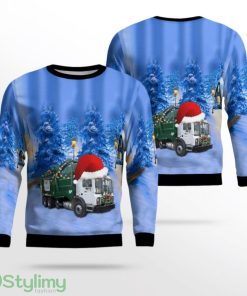 Waste Management Mack Front Ugly Christmas Sweater - Hothot 201121 Product Photo 1