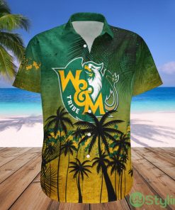 William and Mary Tribe NCAA Tropical Grunge Pattern Hawaii Shirt For Big Fans Product Photo 1