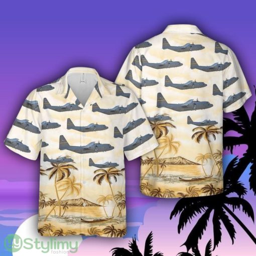 Wyoming Air National Guard C-130H Hercules 3D All Over Printed Hawaiian Shirt Product Photo 1