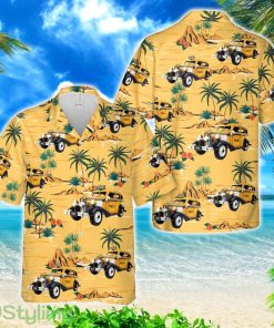 1933 Ford Model T Checker Taxi & Yellow Cab Hawaiian Shirt AOP Printed Summer Shirt Product Photo 1