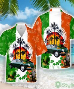 1965 Porsche 911 Coupe Irish Green St Patrick's Day Hawaiian Shirt Aloha Holiday Gift For Men Women Product Photo 1