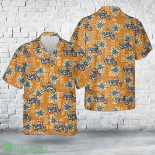 1974 Honda CB5504 Hawaiian Shirt Product Photo 1