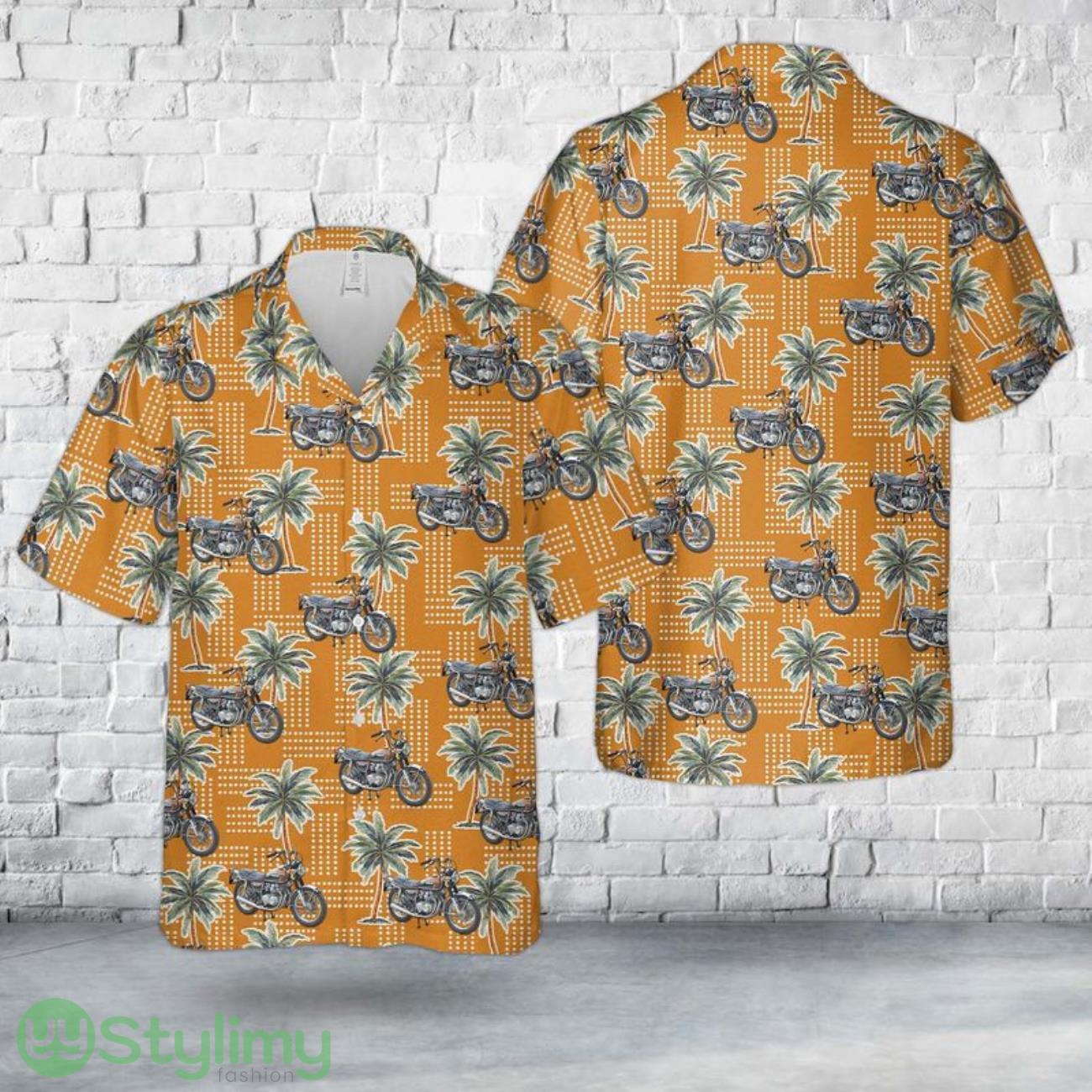 1974 Honda CB5504 Hawaiian Shirt 2 1974 Honda CB5504 Hawaiian Shirt Product Photo 1