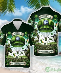 82nd Airborne Division St Patrick's Day Hawaiian Shirt Aloha Holiday Gift For Men Women Product Photo 1