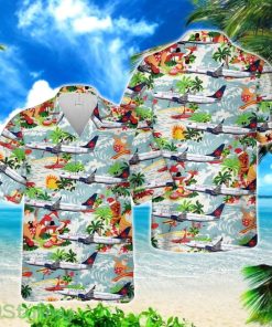 Air Canada Boeing 737-Max 8 Christmas Santa Claus Hawaiian Shirt Product Photo 1