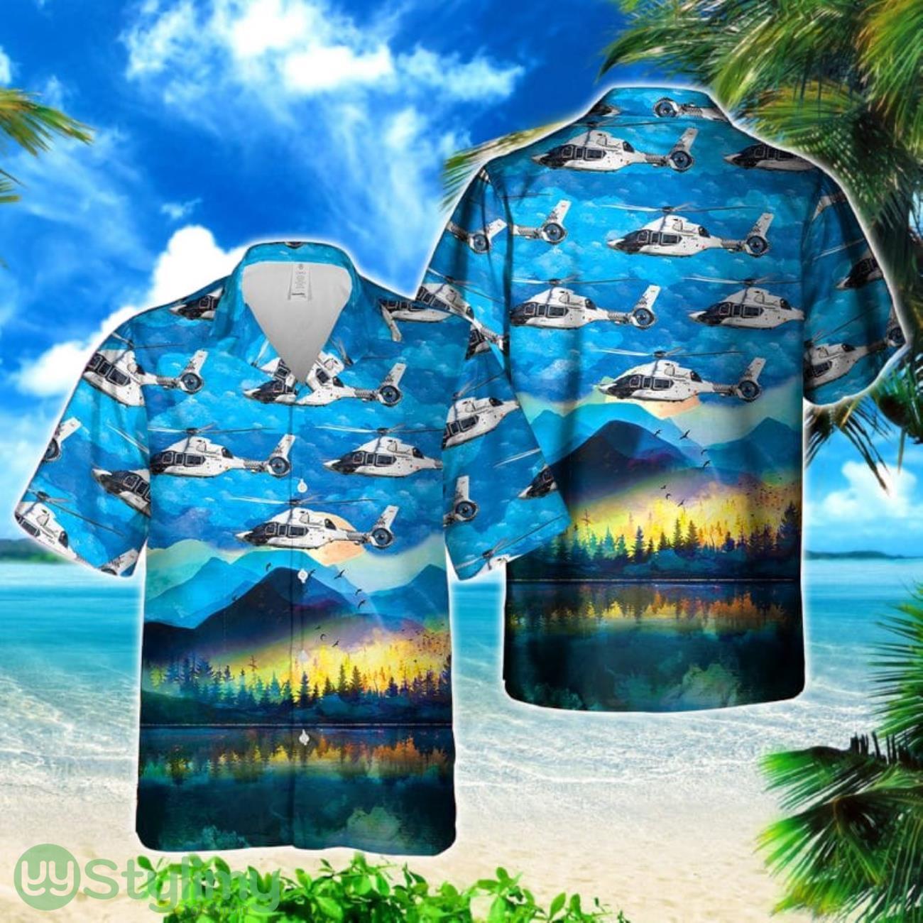 Airbus Helicopters H160 Hawaiian Shirt 1 Airbus Helicopters H160 Hawaiian Shirt Product Photo 1