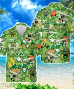 Airplane St. Patrick's Day Hawaiian Shirt Product Photo 1