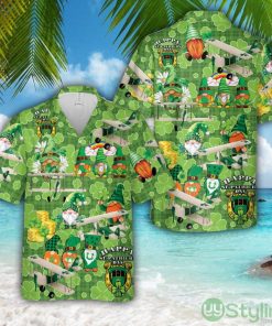 Airplane St. Patrick's Day Hawaiian Shirt Aloha Holiday Gift For Men Women Product Photo 1