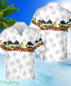 American Goldfinch Bird Hawaiian Shirt Product Photo 1