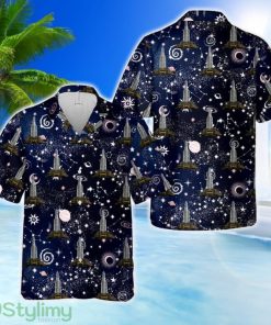 Ariane 5 with James Webb Space Telescope Prelaunch Hawaiian Shirt Product Photo 1