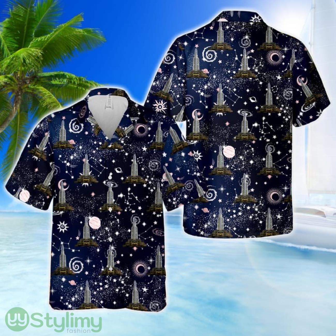 Ariane 5 with James Webb Space Telescope Prelaunch Hawaiian Shirt 1 Ariane 5 with James Webb Space Telescope Prelaunch Hawaiian Shirt Product Photo 1