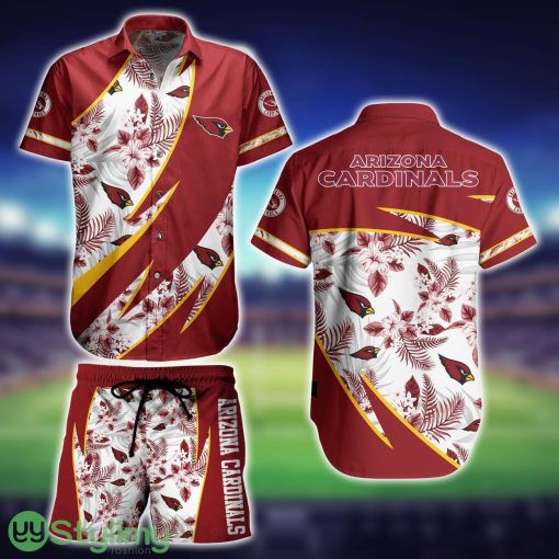 Arizona cardinals  3D Hawaiian Shirt New Summer For Football NFL Fans Tropical Style