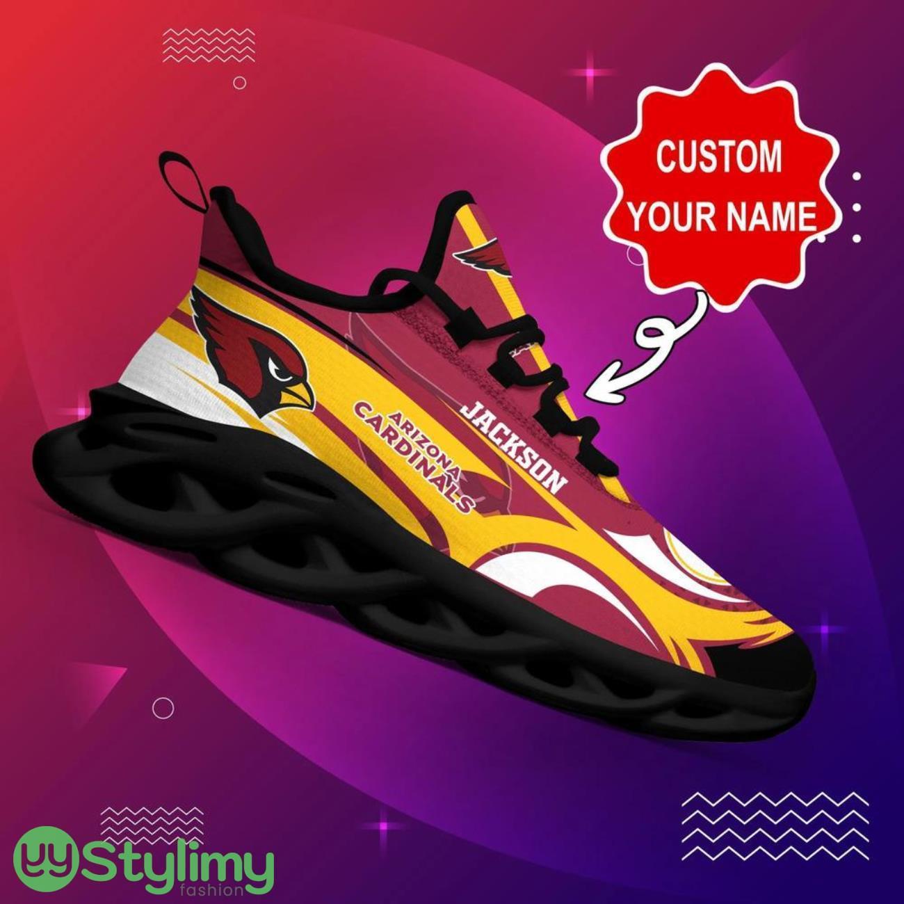 Arizona Cardinals NFL Max Soul Shoes Custom Name Sneakers Amazing Gift For Fans 3 Arizona Cardinals NFL Max Soul Shoes Custom Name Sneakers Amazing Gift For Fans Product Photo 3