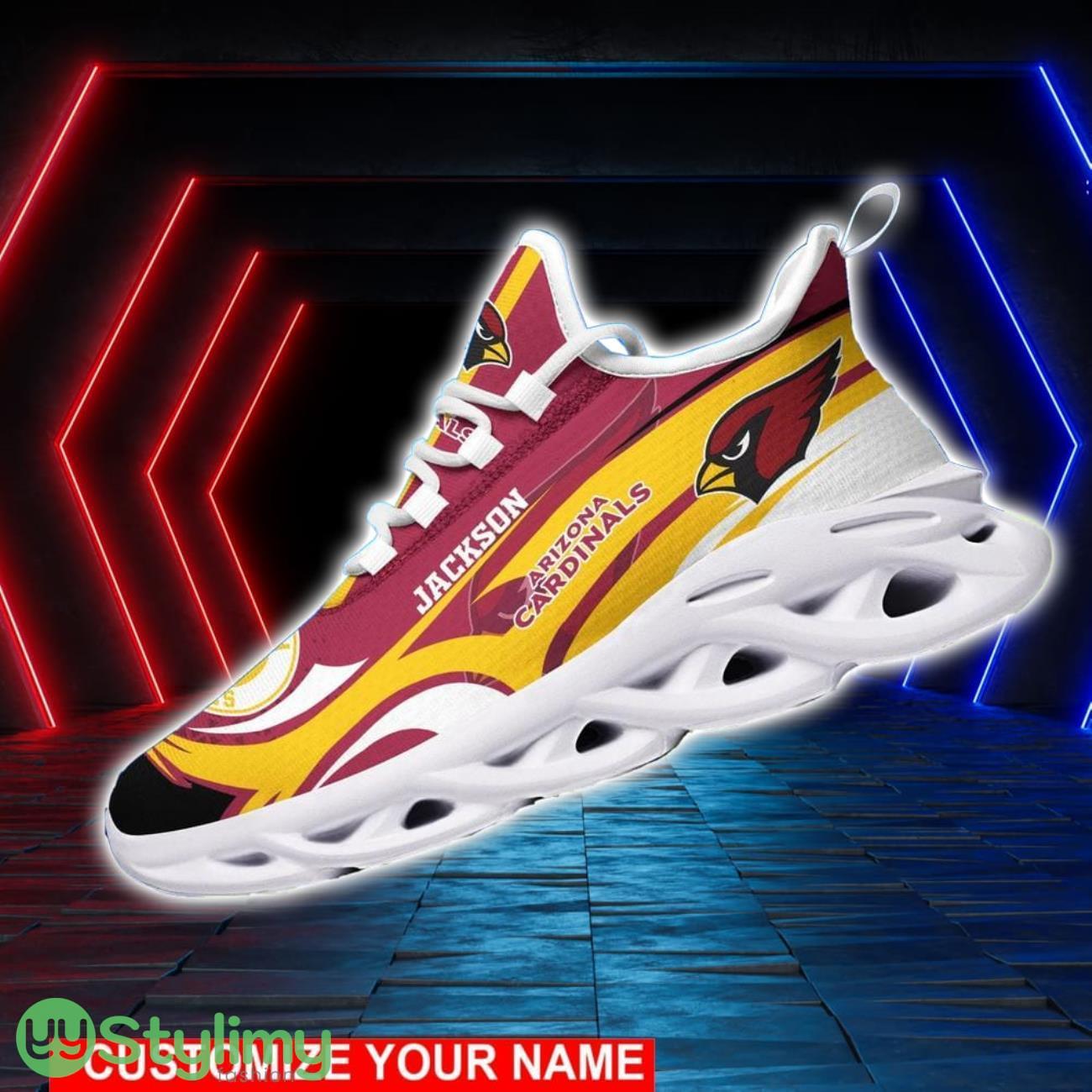 Arizona Cardinals NFL Max Soul Shoes Custom Name Sneakers Amazing Gift For Fans 4 Arizona Cardinals NFL Max Soul Shoes Custom Name Sneakers Amazing Gift For Fans Product Photo 4