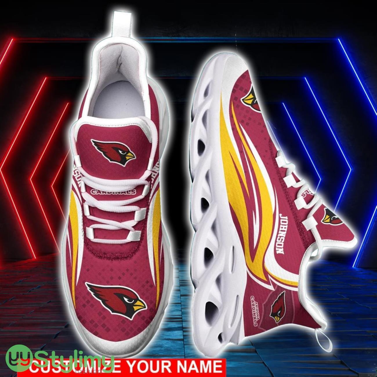 Arizona Cardinals NFL Max Soul Shoes Custom Name Sneakers Hot Trending Sport Shoes 4 Arizona Cardinals NFL Max Soul Shoes Custom Name Sneakers Hot Trending Sport Shoes Product Photo 4