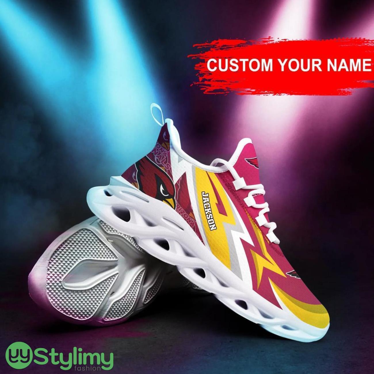 Arizona Cardinals NFL Max Soul Shoes Custom Name Sneakers Ultra Running Shoes 3 Arizona Cardinals NFL Max Soul Shoes Custom Name Sneakers Ultra Running Shoes Product Photo 3