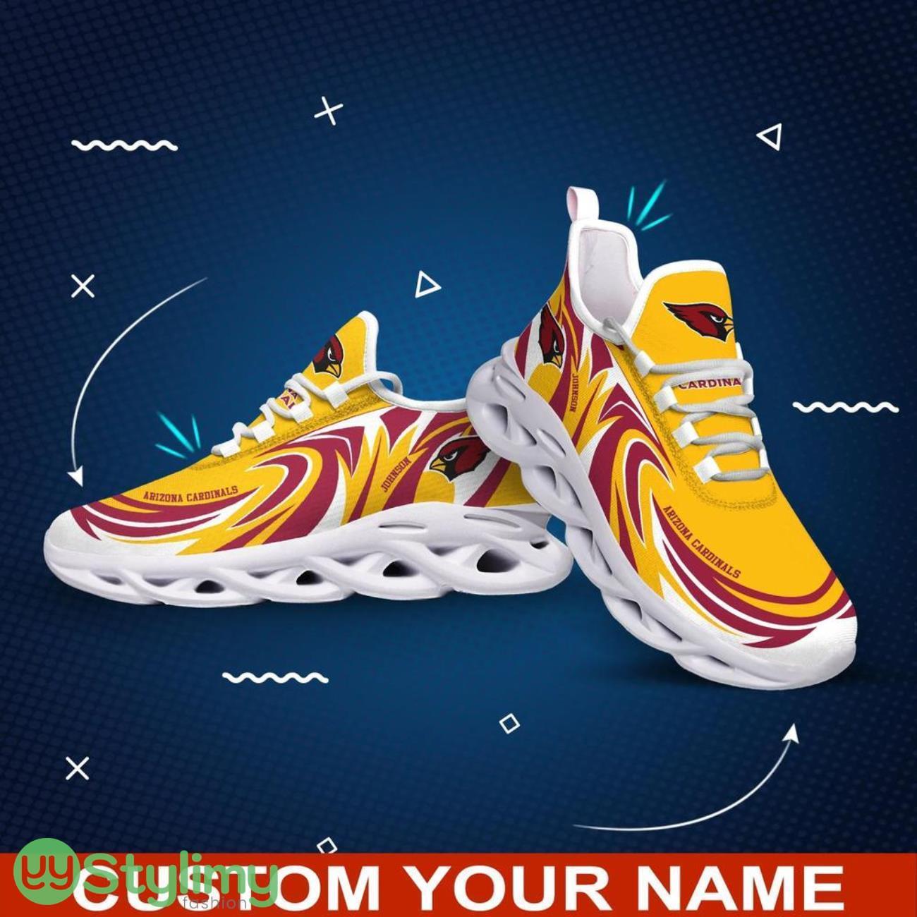 Arizona Cardinals NFL Max Soul Shoes Sneakers Hot Trending Custom Name For Fans 2 Arizona Cardinals NFL Max Soul Shoes Sneakers Hot Trending Custom Name For Fans Product Photo 2
