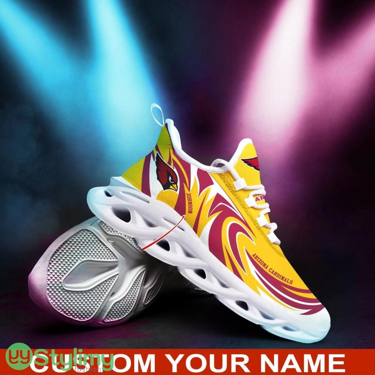 Arizona Cardinals NFL Max Soul Shoes Sneakers Hot Trending Custom Name For Fans 3 Arizona Cardinals NFL Max Soul Shoes Sneakers Hot Trending Custom Name For Fans Product Photo 3