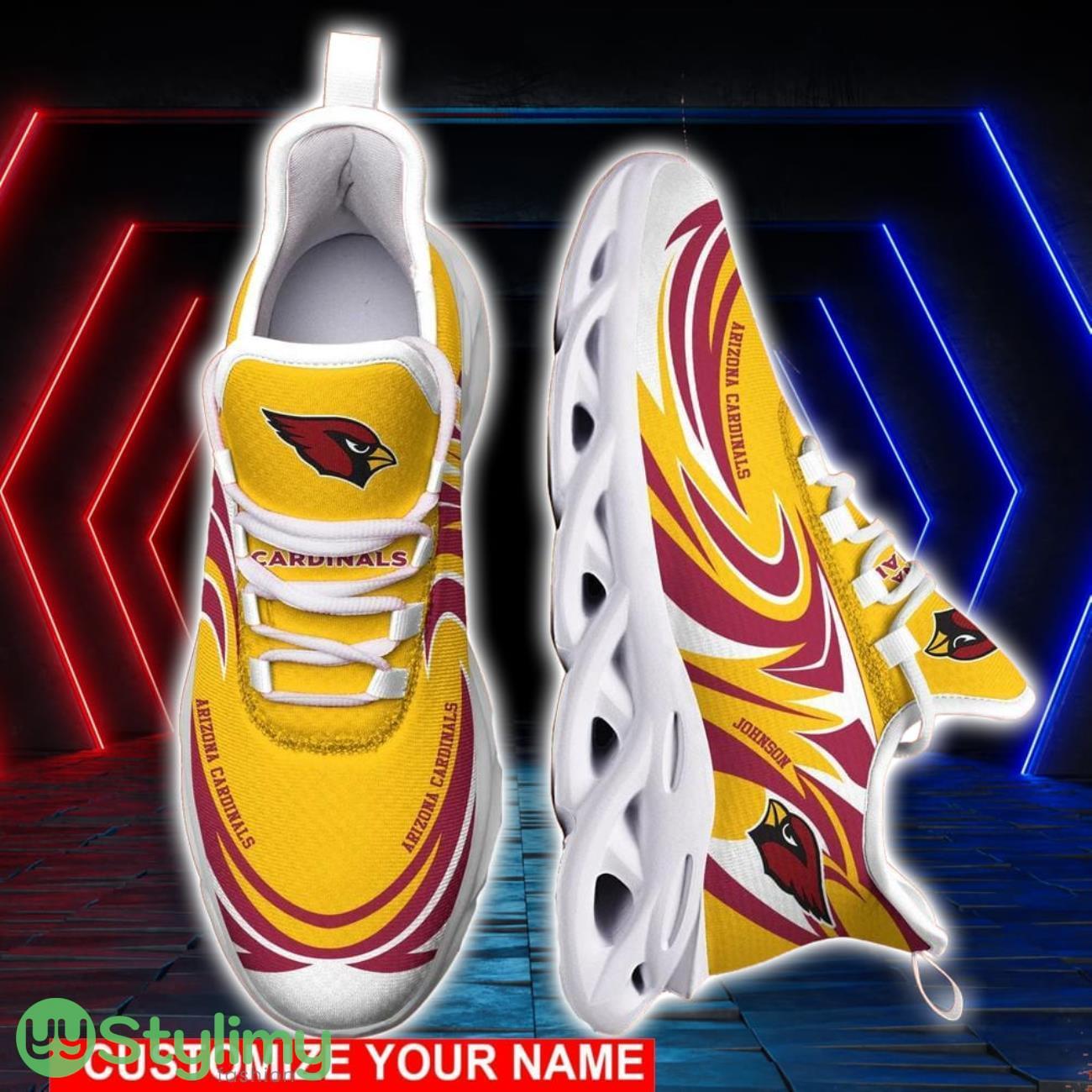 Arizona Cardinals NFL Max Soul Shoes Sneakers Hot Trending Custom Name For Fans 4 Arizona Cardinals NFL Max Soul Shoes Sneakers Hot Trending Custom Name For Fans Product Photo 4