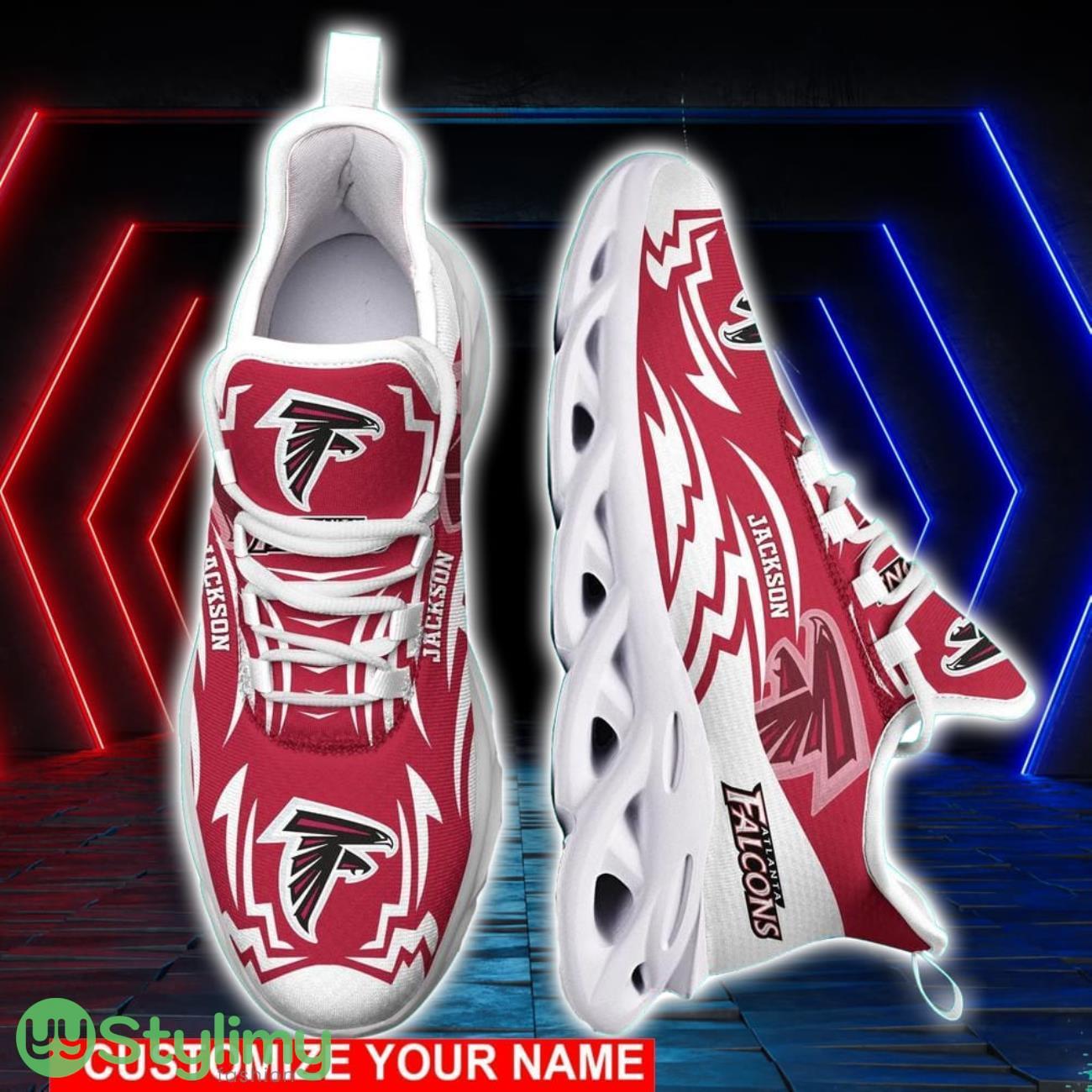 Atlanta Falcons NFL Max Soul Shoes Custom Name Sneakers Personalized Gifts For NFL 3 Atlanta Falcons NFL Max Soul Shoes Custom Name Sneakers Personalized Gifts For NFL Product Photo 3