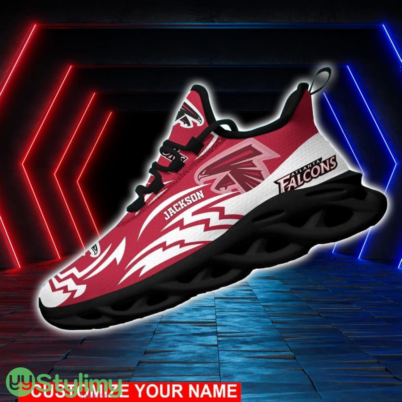 Atlanta Falcons NFL Max Soul Shoes Custom Name Sneakers Personalized Gifts For NFL 6 Atlanta Falcons NFL Max Soul Shoes Custom Name Sneakers Personalized Gifts For NFL Product Photo 1