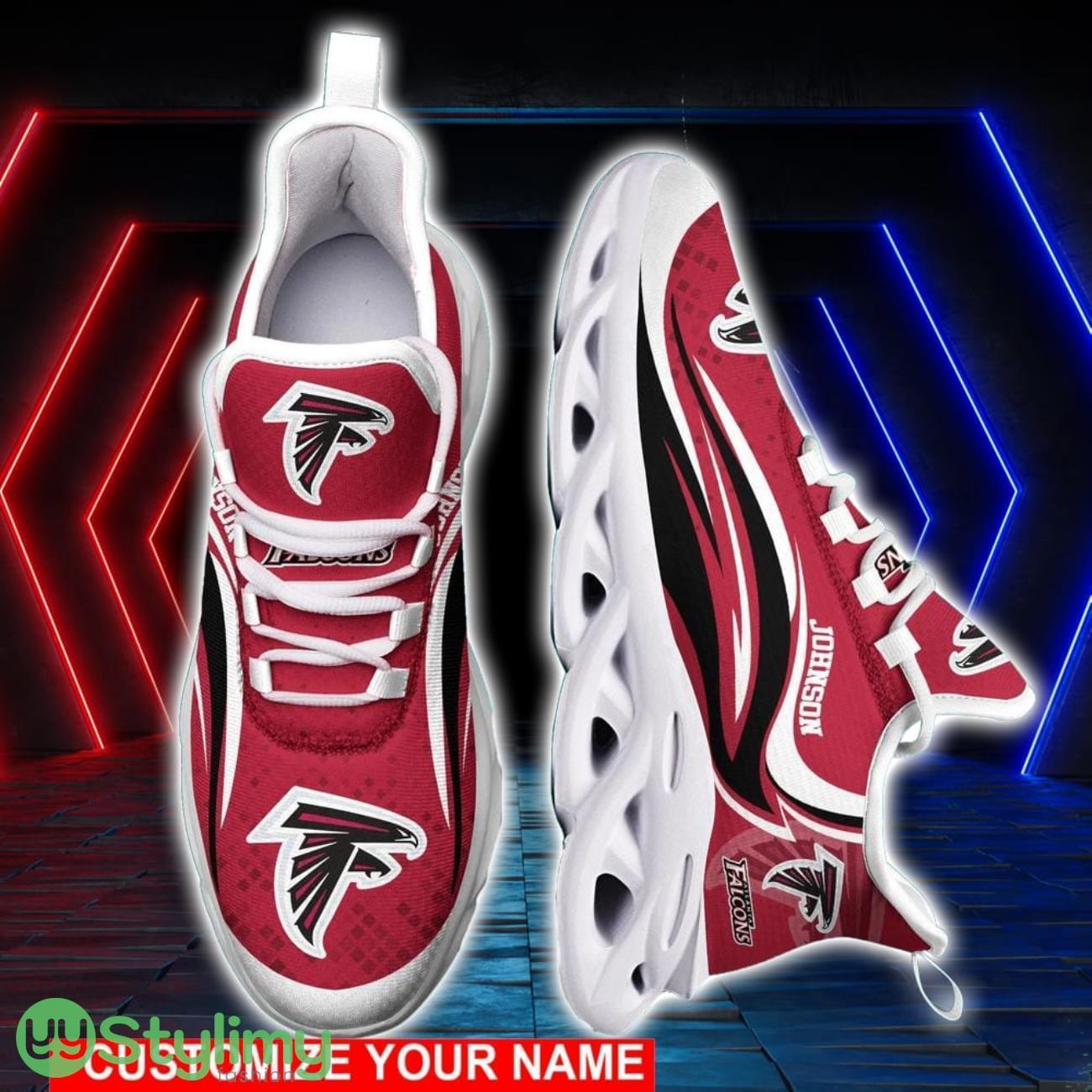 Atlanta Falcons NFL Max Soul Shoes Custom Name Sneakers Ultra Running Shoes 4 Atlanta Falcons NFL Max Soul Shoes Custom Name Sneakers Ultra Running Shoes Product Photo 4