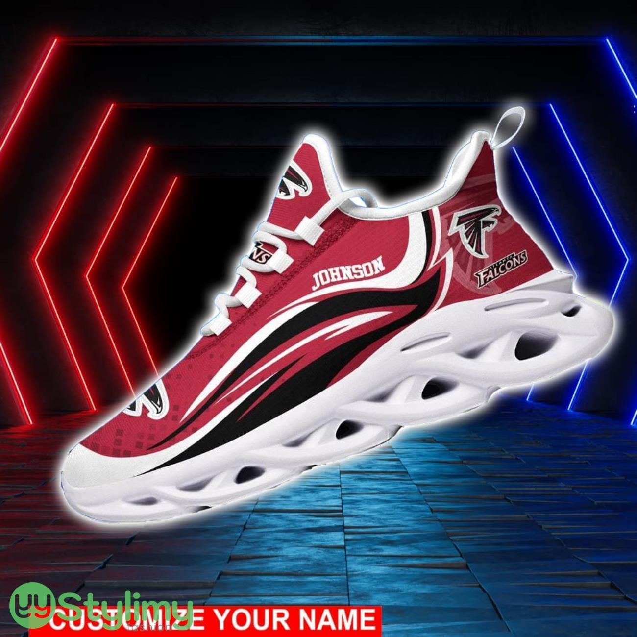 Atlanta Falcons NFL Max Soul Shoes Custom Name Sneakers Ultra Running Shoes 6 Atlanta Falcons NFL Max Soul Shoes Custom Name Sneakers Ultra Running Shoes Product Photo 1
