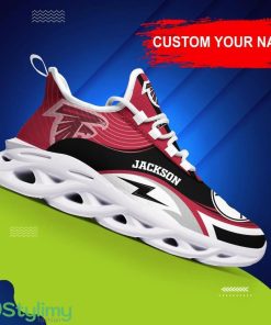 Atlanta Falcons NFL Max Soul Shoes Custom Name Sneakers Walking Shoes For Fans Product Photo 1