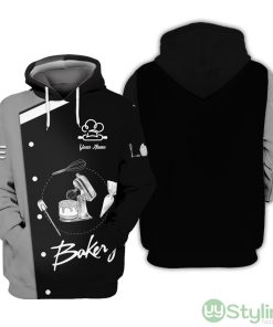 Bakery Custom Hoodie Baker Tools 3D Print Uniform Product Photo 1