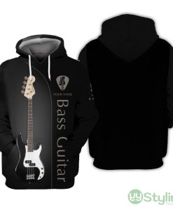 Bass Guitar Personalized Name All Over Printed 3D Hoodie Gift For Guitar Lovers Product Photo 1