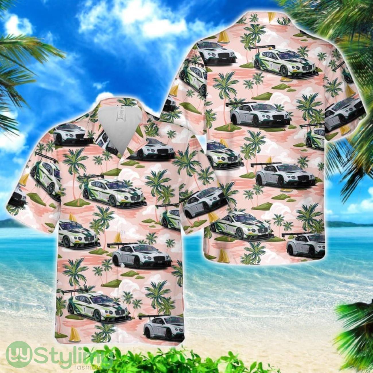 Bentley Continental GT3 Hawaiian Shirt 2 Bentley Continental GT3 Hawaiian Shirt Product Photo 1