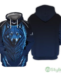 Best Wolf Hoodie Sport Hoodie Personalized Name Gift For Wolf Lovers Product Photo 1