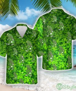 Bigfoot Shamrock Happy St Patrick's Day Hawaiian Shirt Aloha Holiday Gift For Men Women Product Photo 1