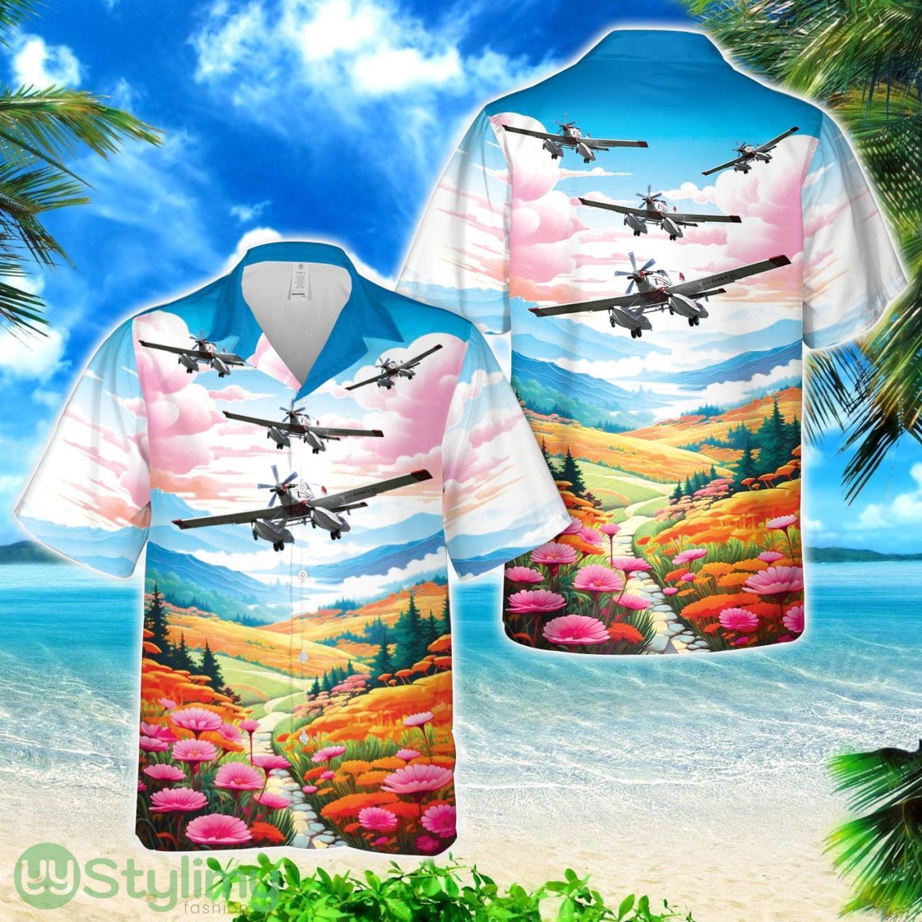 Canada Buffalo Airways Air Tractor AT-802F Fire Boss Hawaiian Shirt 2 Canada Buffalo Airways Air Tractor AT-802F Fire Boss Hawaiian Shirt Product Photo 1