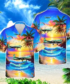Canada Buffalo Airways Douglas C-54G Skymaster (DC-4) Hawaiian Shirt AOP Printed Summer Shirt Product Photo 1