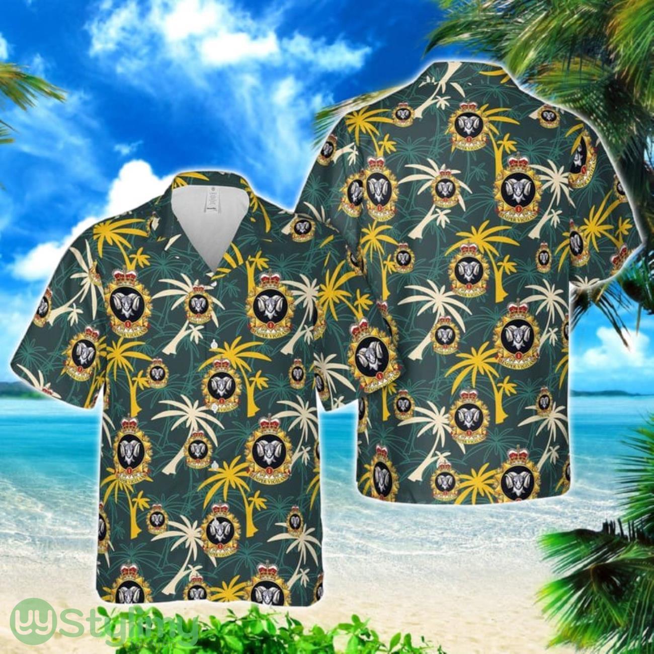 Canadian Army, 1 Canadian Mechanized Brigade Group Hawaiian Shirt 1 Canadian Army, 1 Canadian Mechanized Brigade Group Hawaiian Shirt Product Photo 1